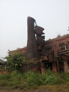 exploded chimney