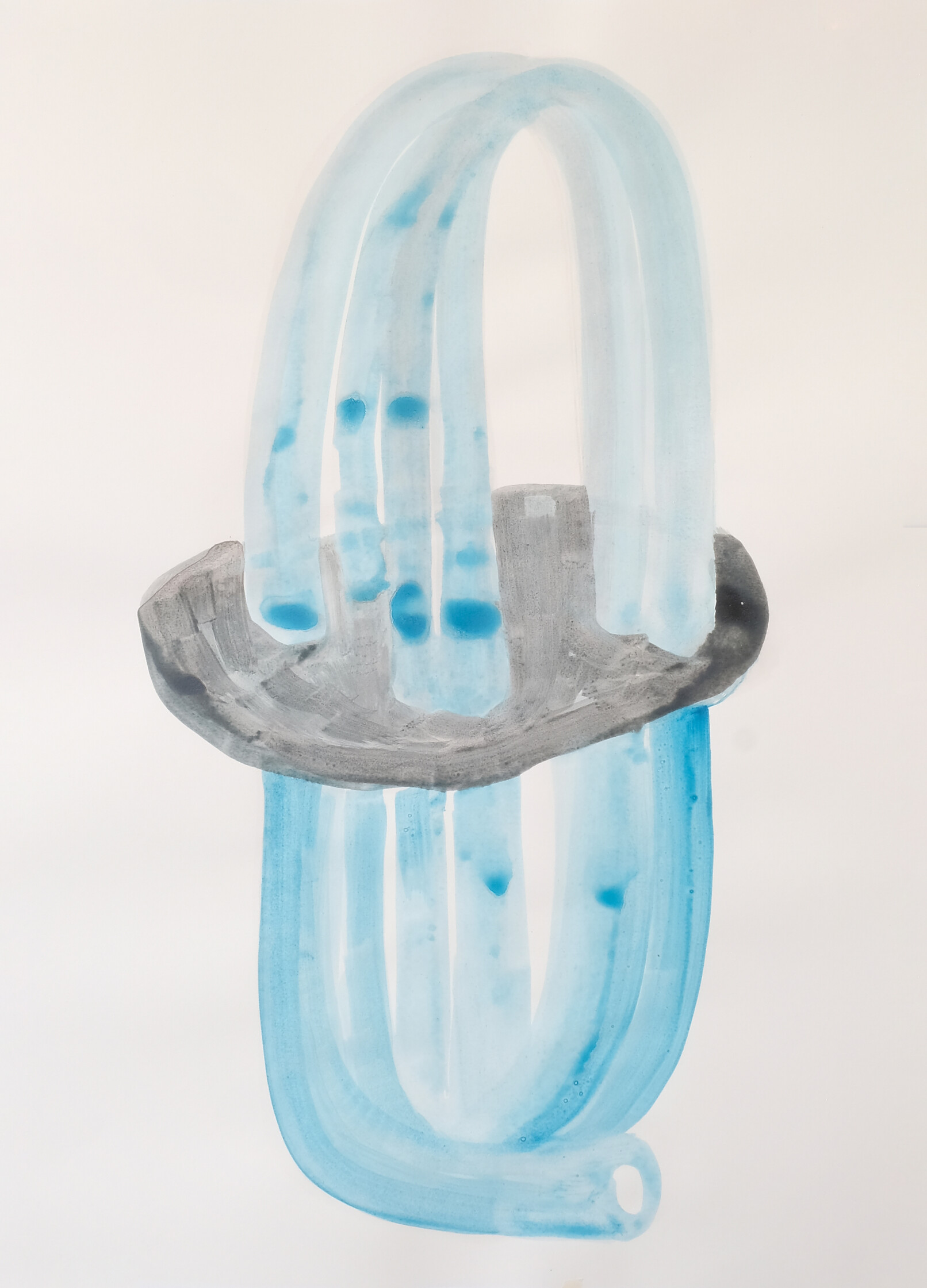 Eleanor Bedlow Follow (2020) acrylic on paper